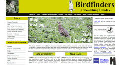 Desktop Screenshot of birdfinders.co.uk