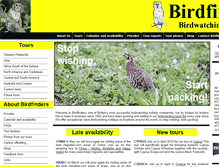 Tablet Screenshot of birdfinders.co.uk